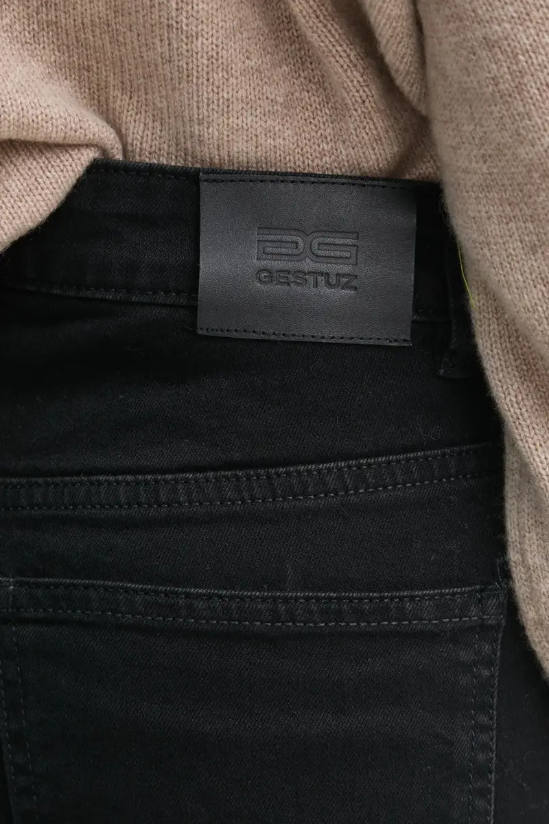 Gestuz Jeans Donna Nero 3627150 miniatura 4