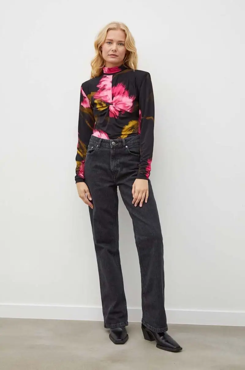 Gestuz Jeans Donna Grigio 3608900 miniatura 2