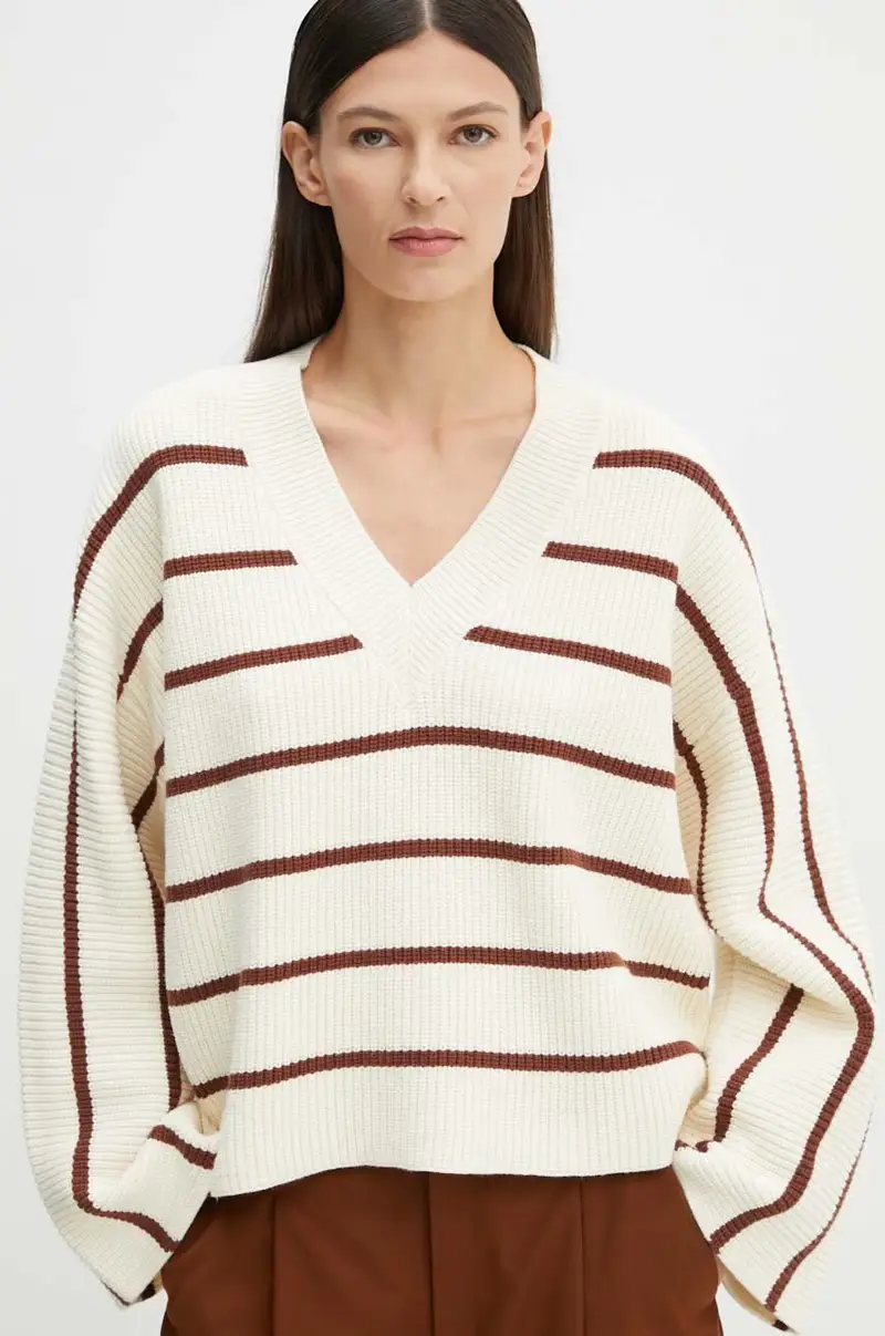 maglione Beige miniatura 4
