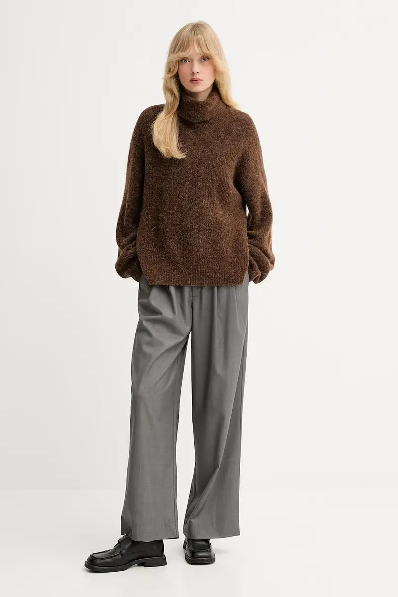 maglione donna colore violetto 10909446 Marrone miniatura 2