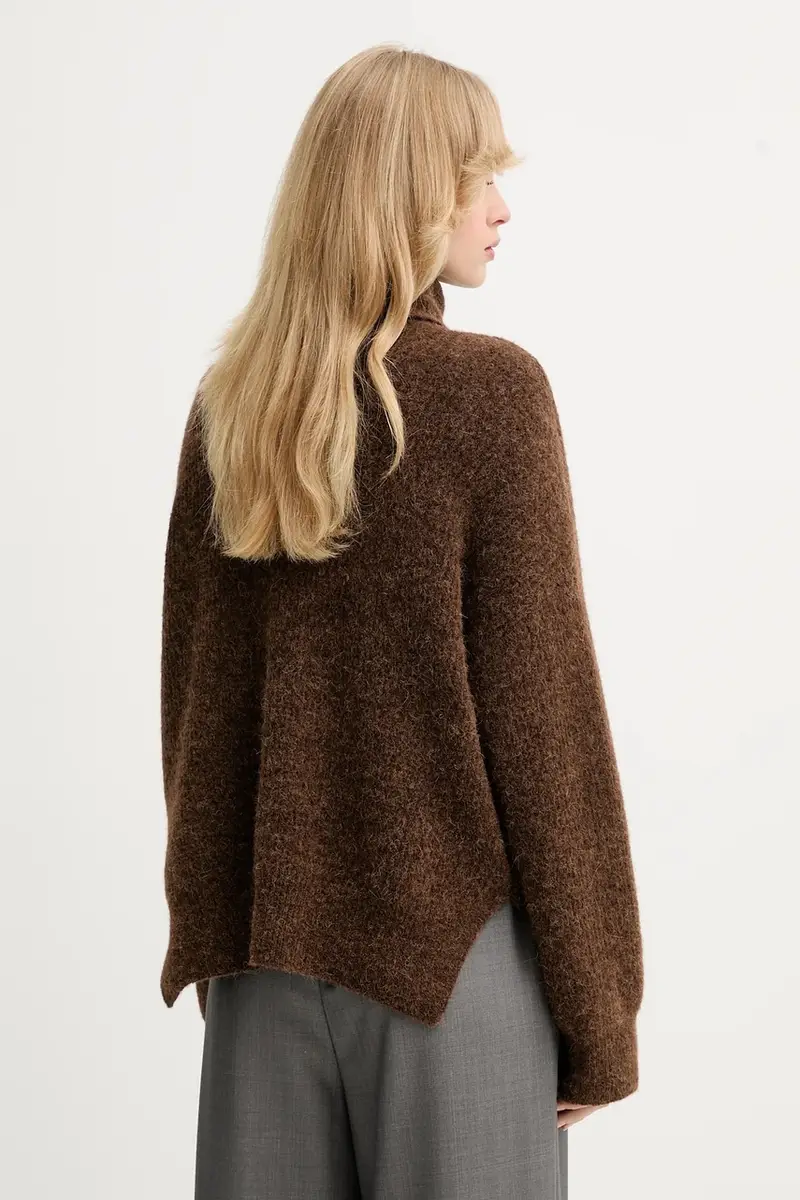 maglione donna colore violetto 10909446 Marrone miniatura 3