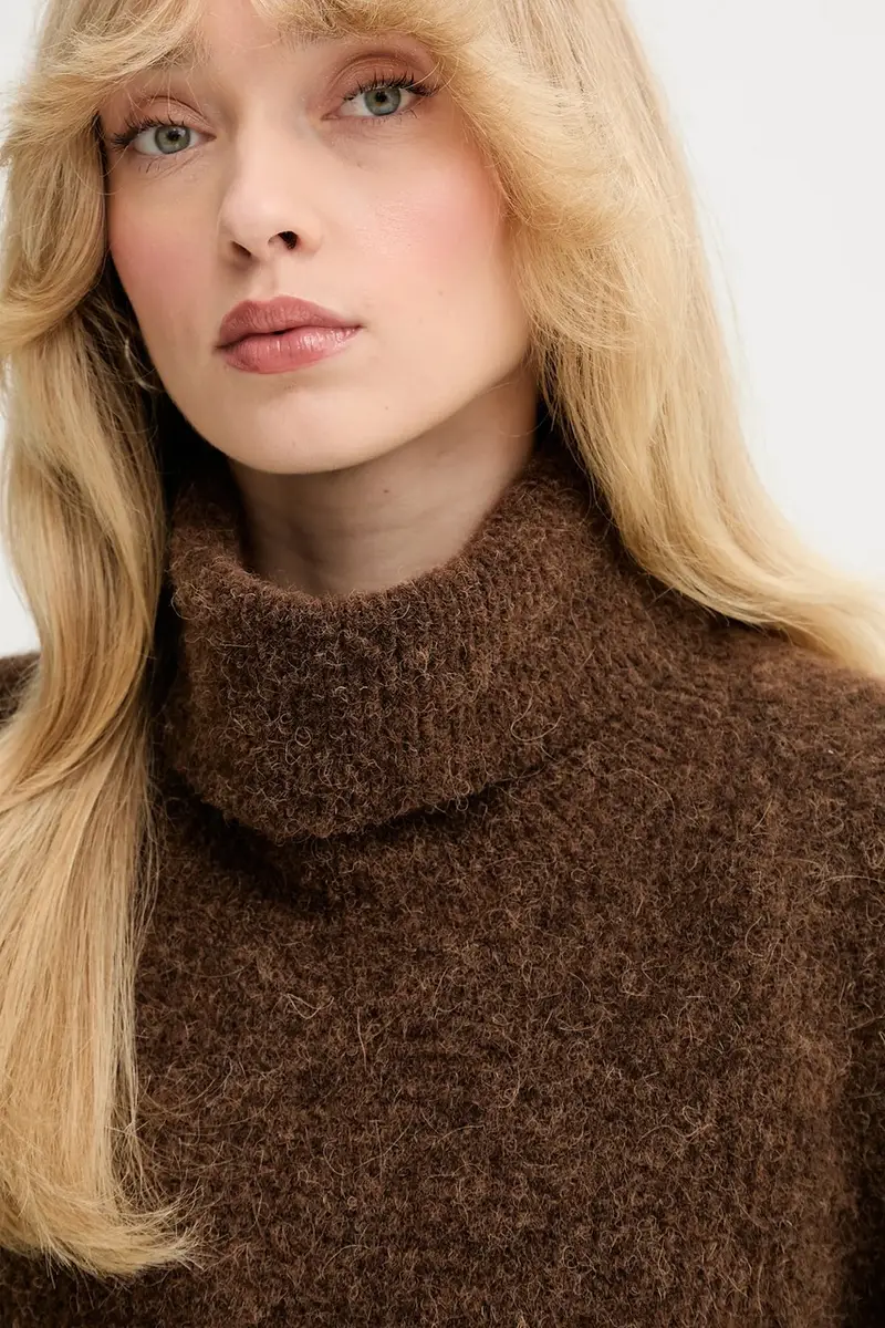 maglione donna colore violetto 10909446 Marrone miniatura 4