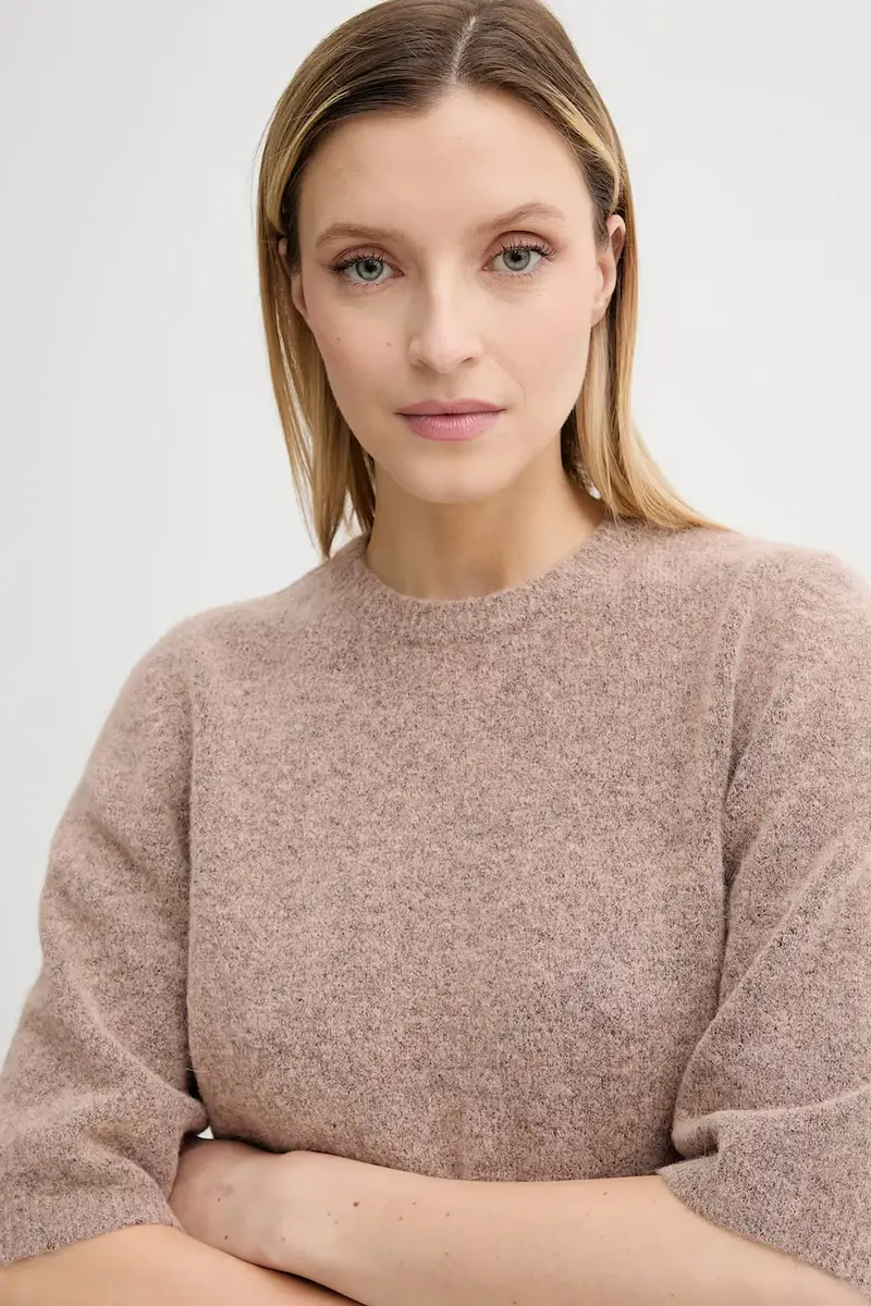 maglione in lana donna colore arancione 10909996 miniatura 4