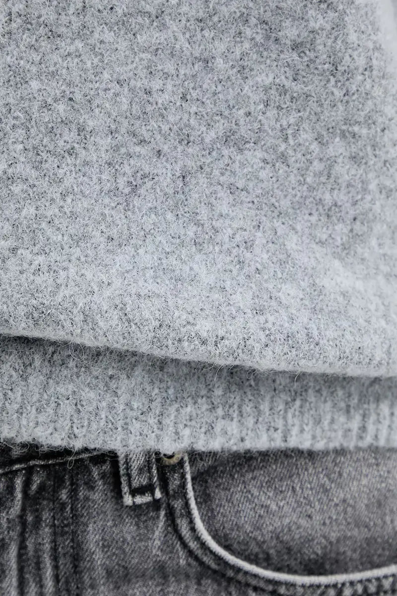 maglione in lana donna colore beige 10910035 Grigio miniatura 5