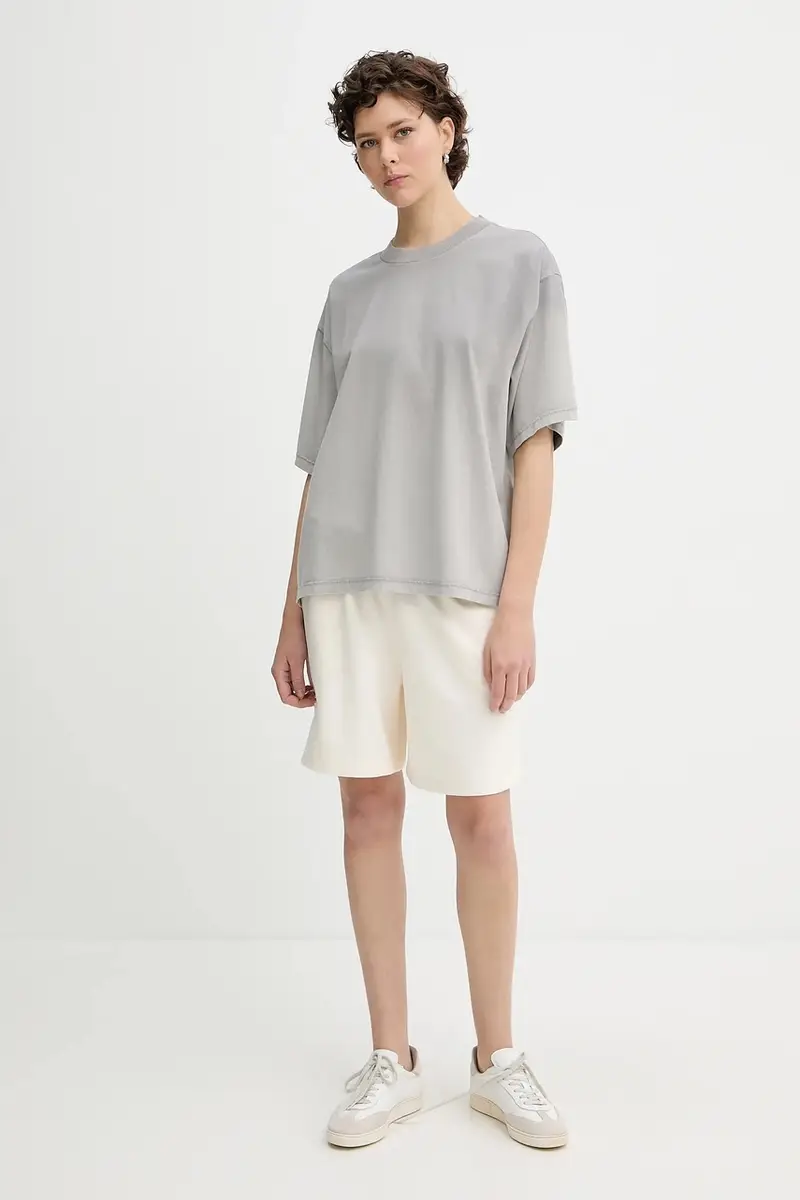 pantaloncini donna colore bianco 10910317 Beige miniatura 2