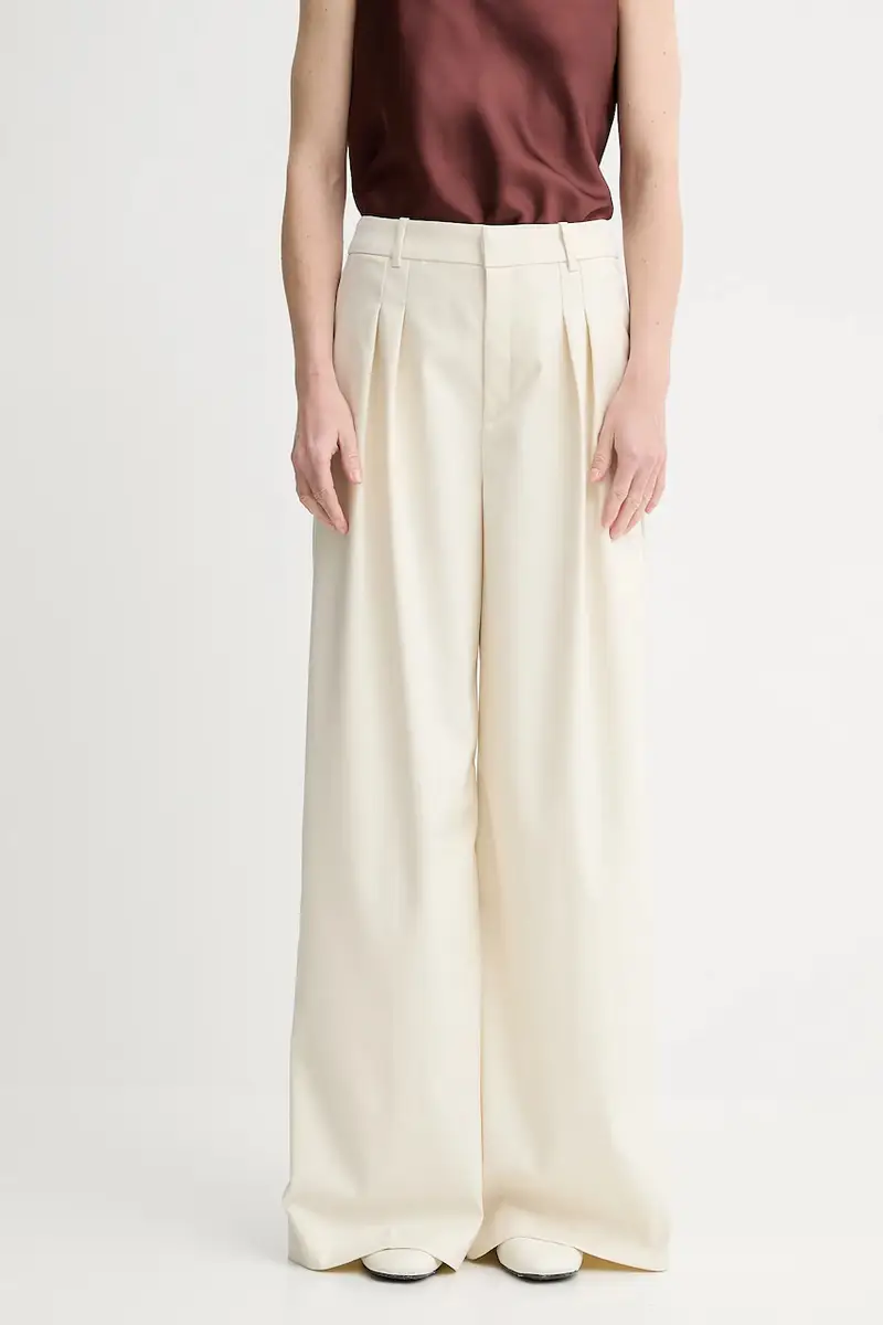 pantaloni donna colore beige 10910171