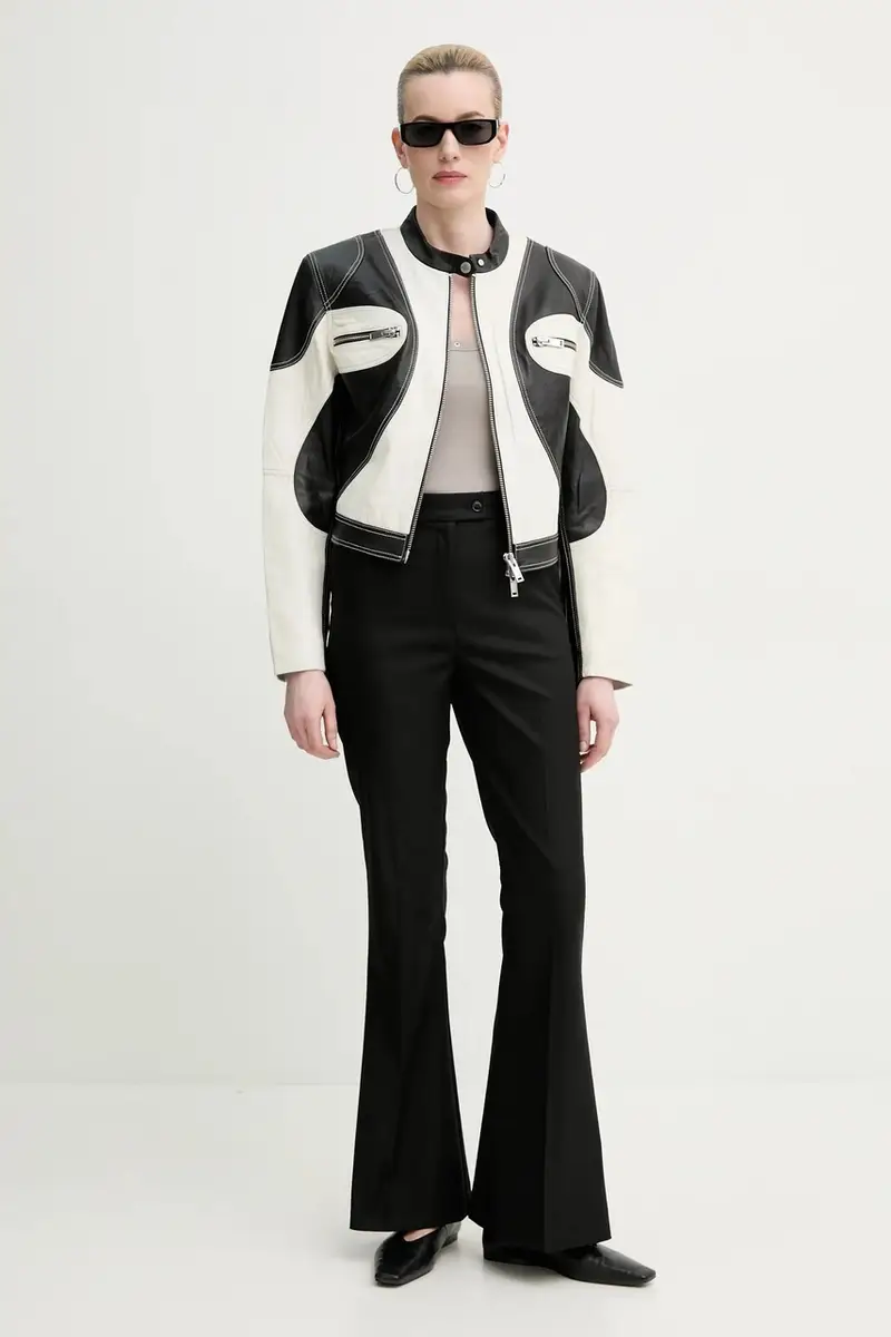 pantaloni donna colore nero 10909903 miniatura 2