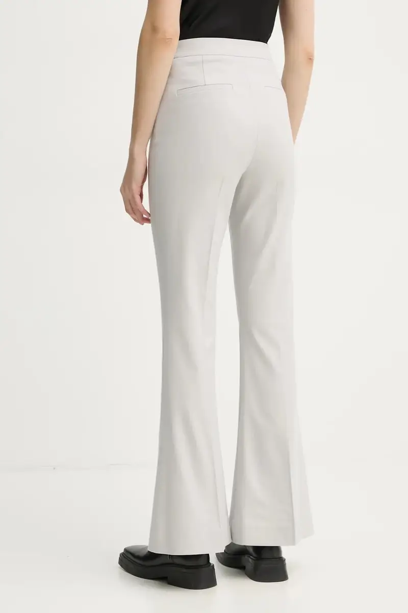 pantaloni in misto lana colore grigio 10909753 miniatura 3