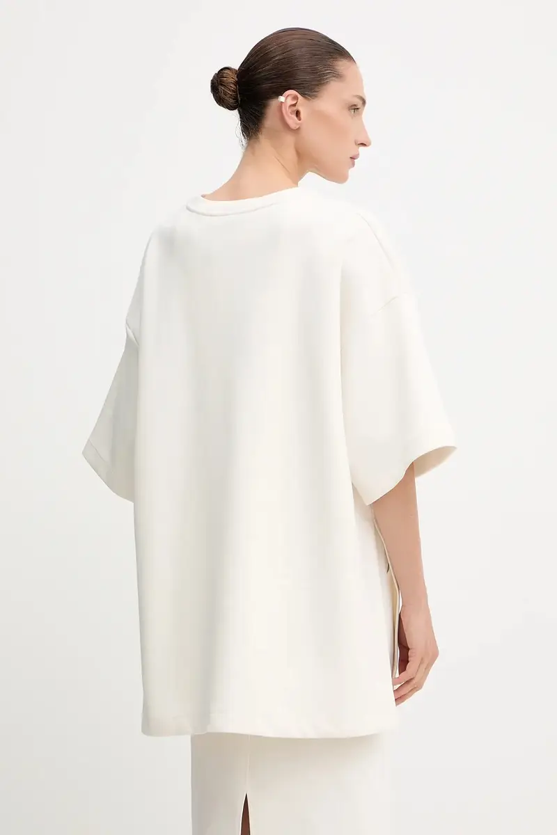 Gestuz T-shirt Donna Beige 2885403 miniatura 3