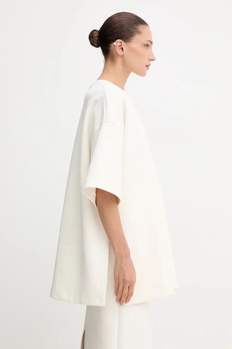 Gestuz T-shirt Donna Beige 2885403 miniatura 5