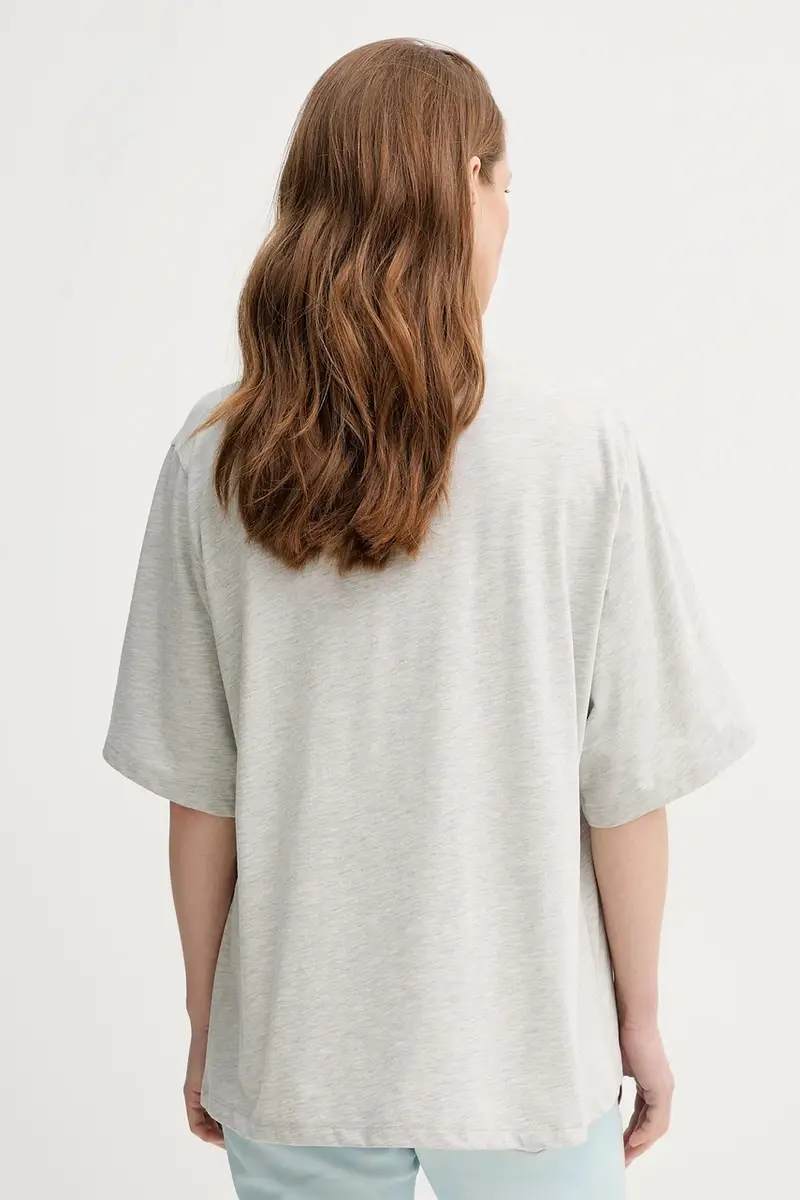 Gestuz T-shirt Donna Grigio 3609772 miniatura 3