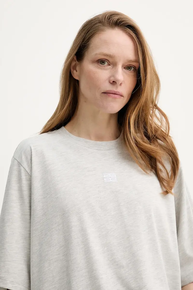 Gestuz T-shirt Donna Grigio 3609772 miniatura 4