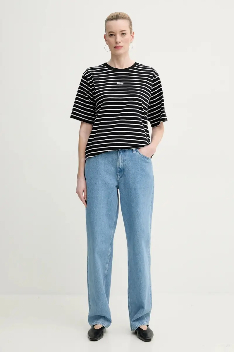 Gestuz T-shirt Donna Nero 3627669 miniatura 2