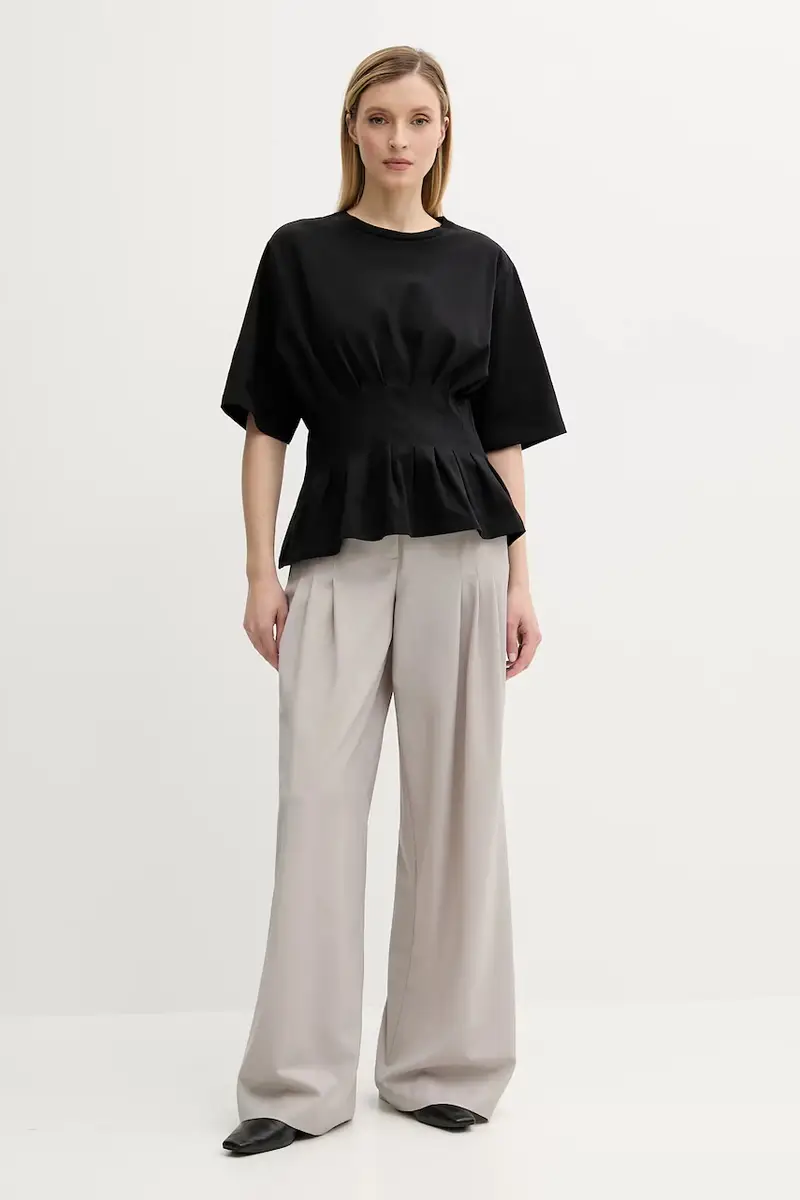 Gestuz T-shirt Donna Nero 3169152 miniatura 2