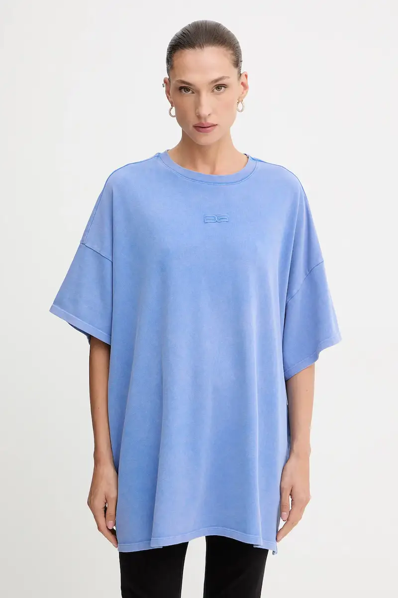 t-shirt in cotone colore beige 10909249 Violetto