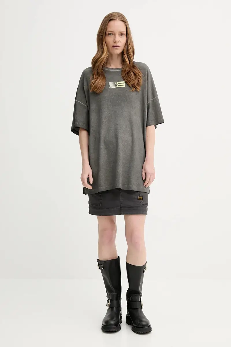 Gestuz T-shirt Donna Grigio 3168363 miniatura 2