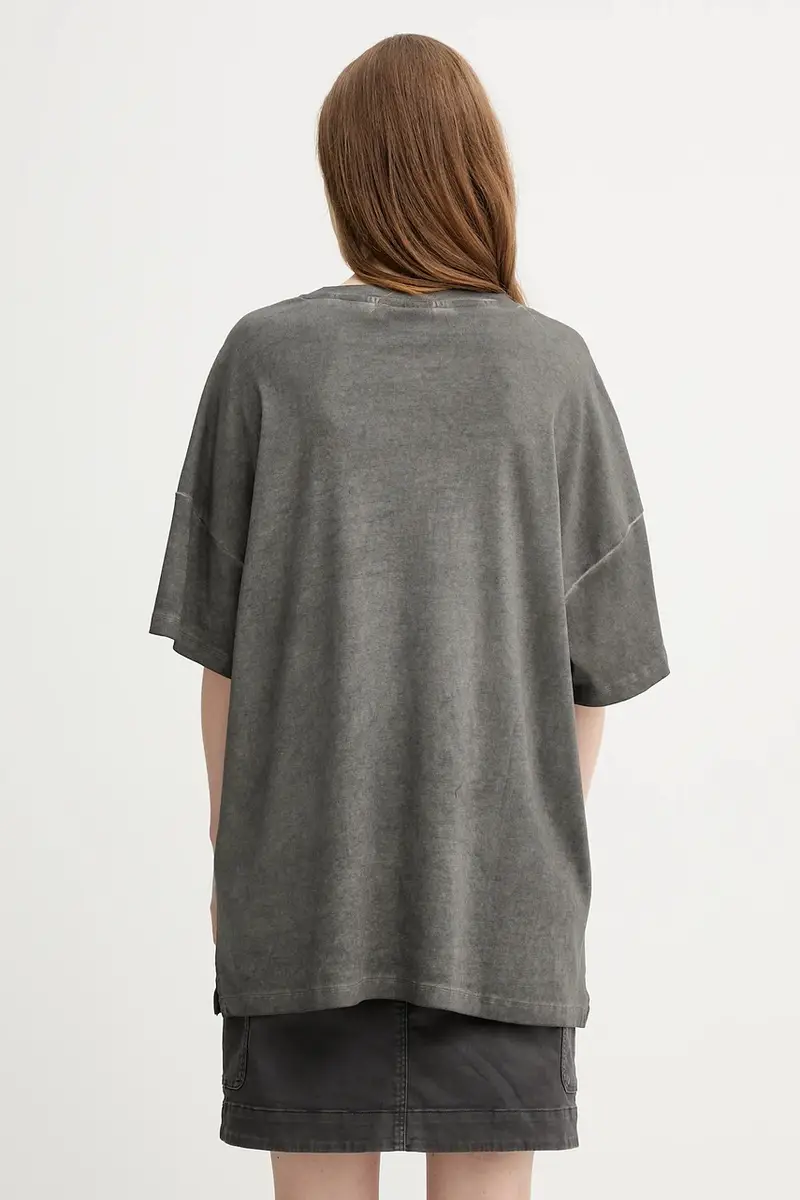 Gestuz T-shirt Donna Grigio 3168363 miniatura 3