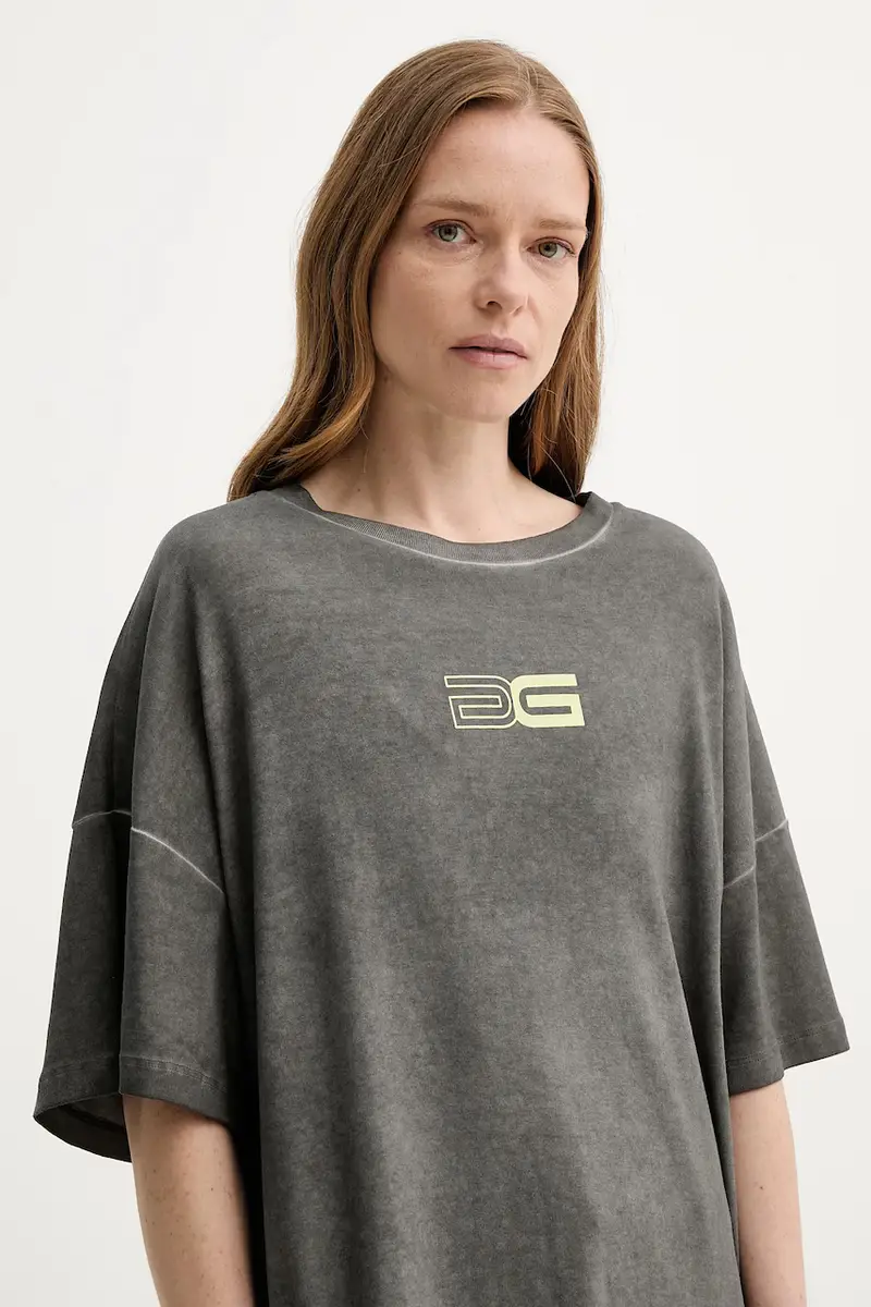 Gestuz T-shirt Donna Grigio 3168363 miniatura 4