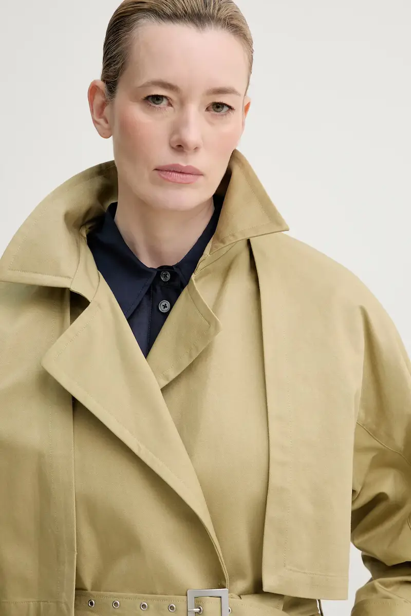 Gestuz Trench Donna Verde 3671166 miniatura 2