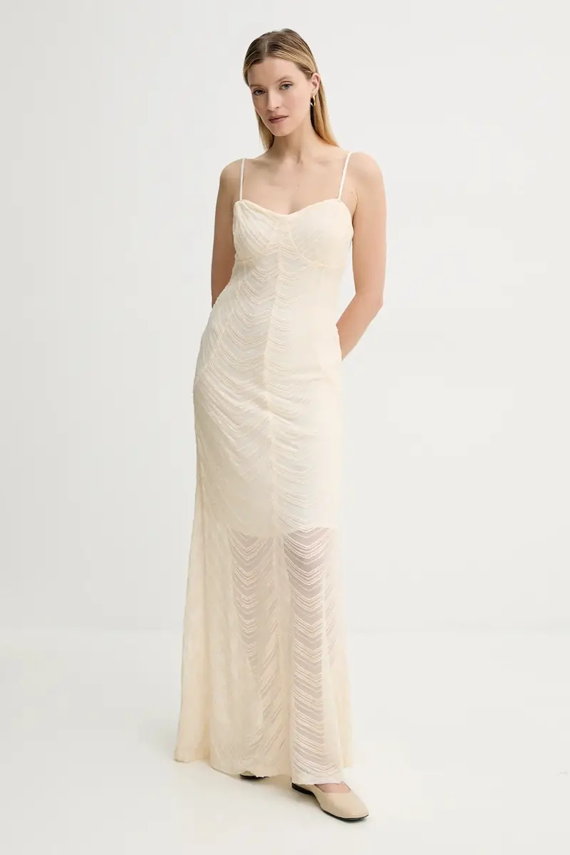 vestito colore beige 10909573