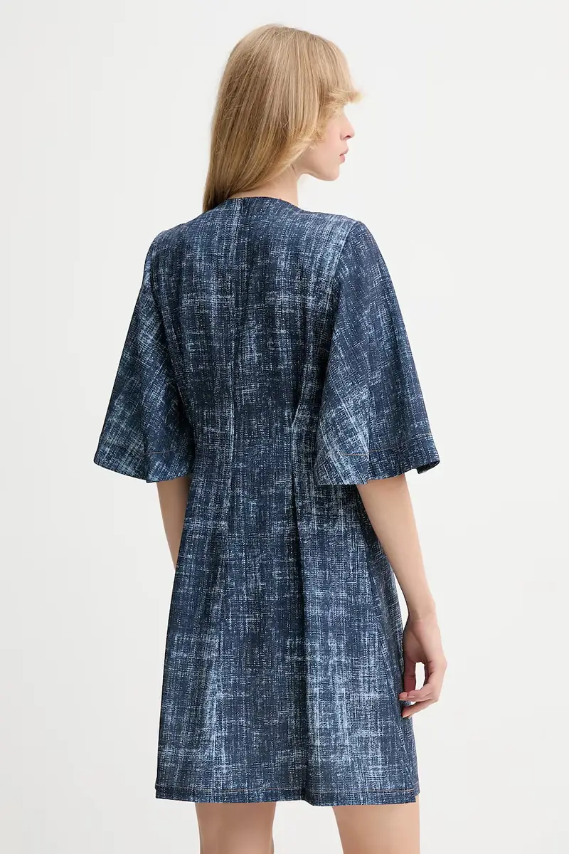 vestito colore blu navy 10910411 miniatura 3