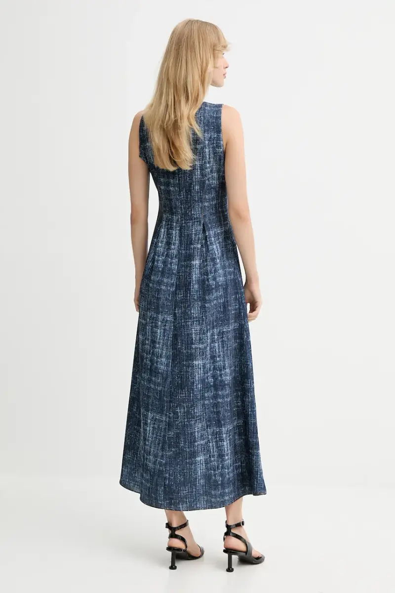 vestito colore blu navy 10910412 miniatura 2