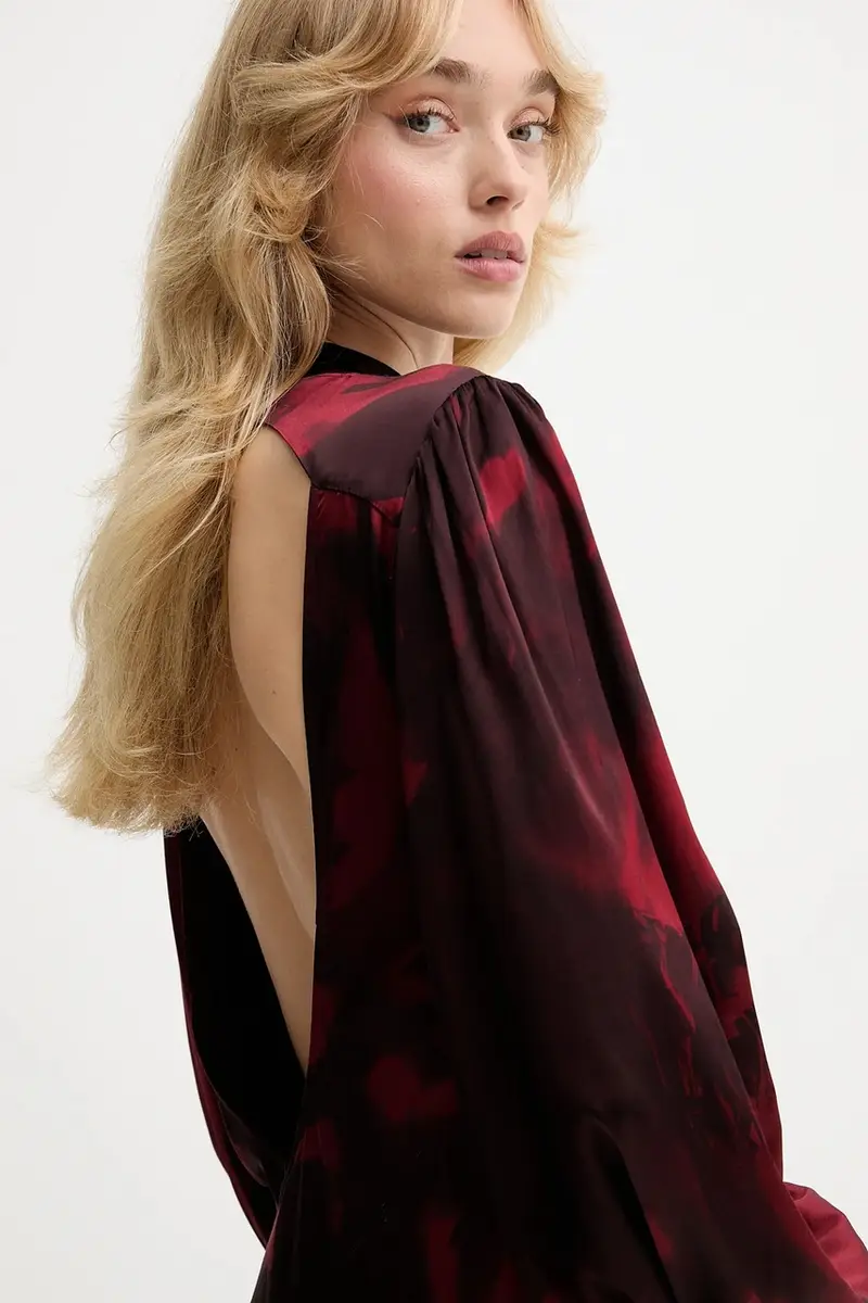 vestito colore granata 10910631 miniatura 4