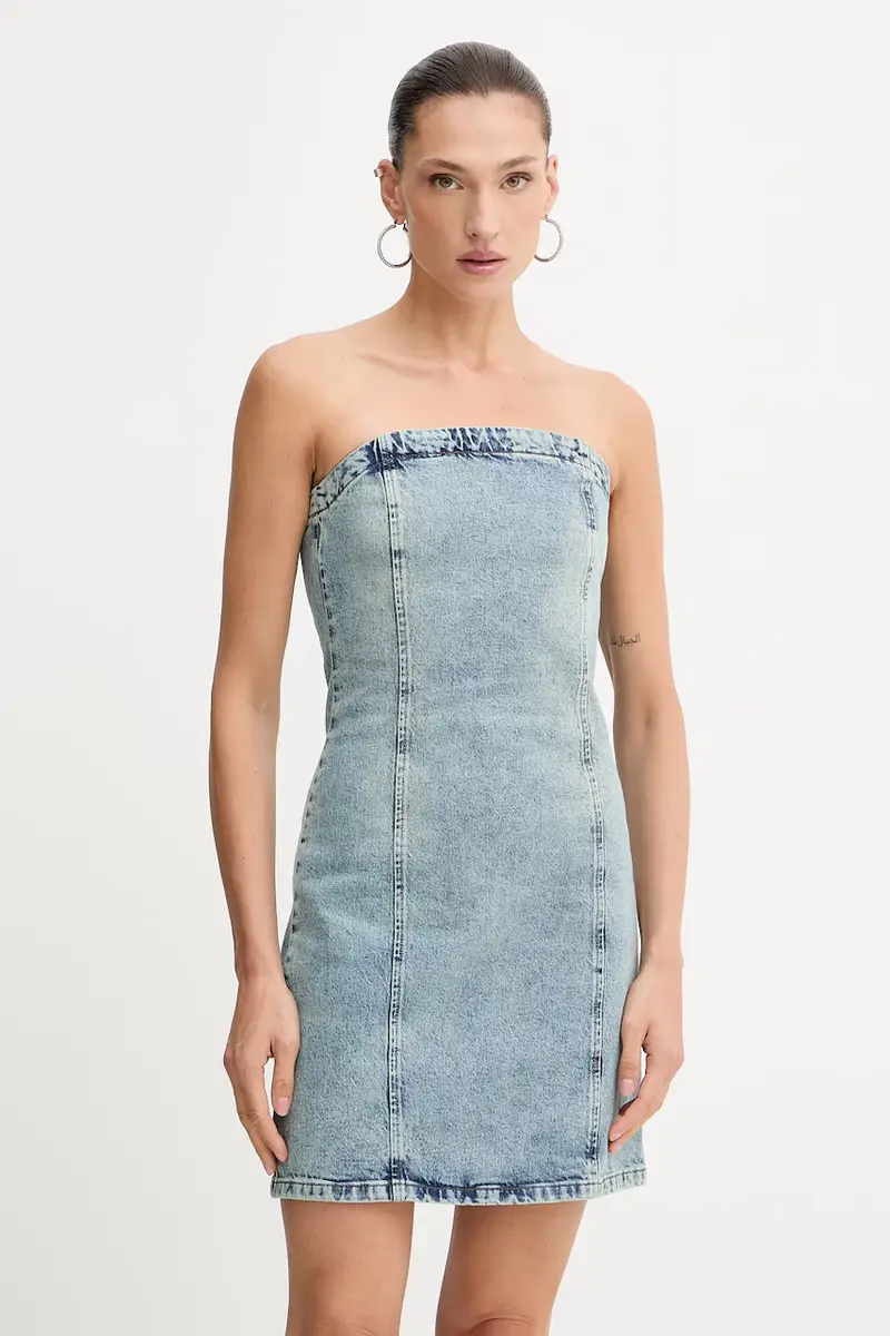 vestito di jeans colore blu 10910470