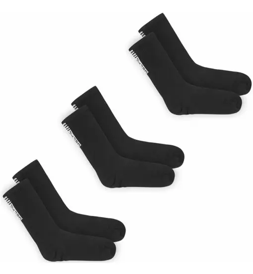 Calza 3pack lightweight crew - calzini lunghi - uomo Black