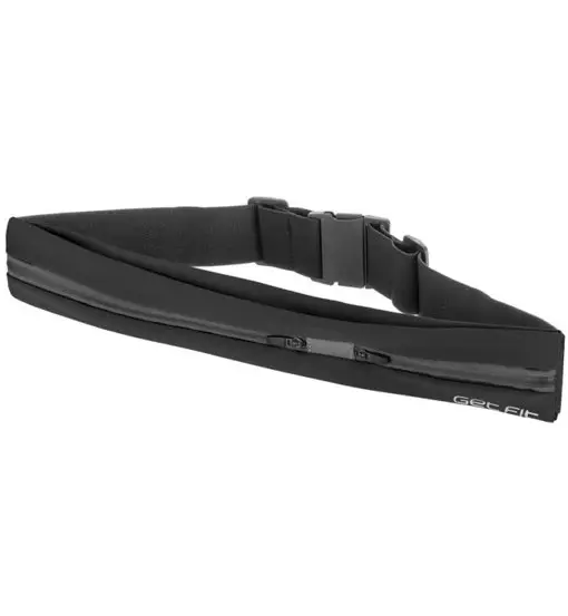 Double Waist Bag - marsupio running Black