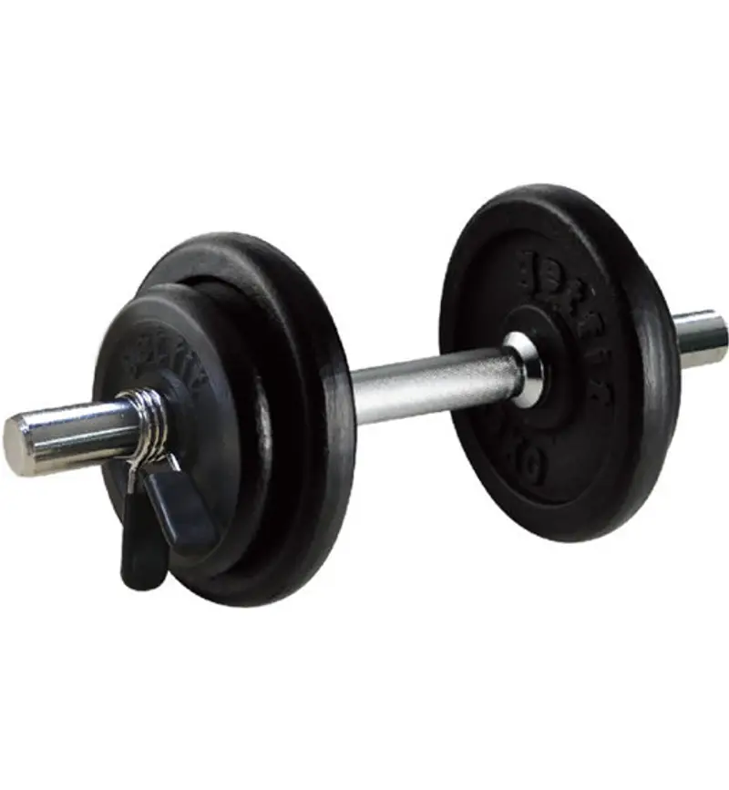 Dumbbell set spring 10kg - set manubri Black
