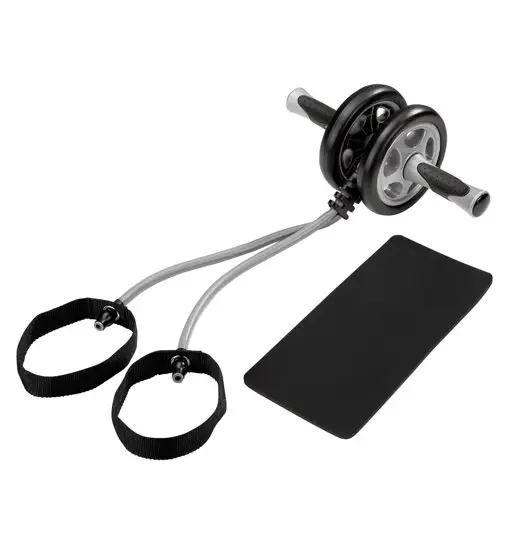 Exerciser Wheel with Tube - attrezzi fitness piccoli Grey
