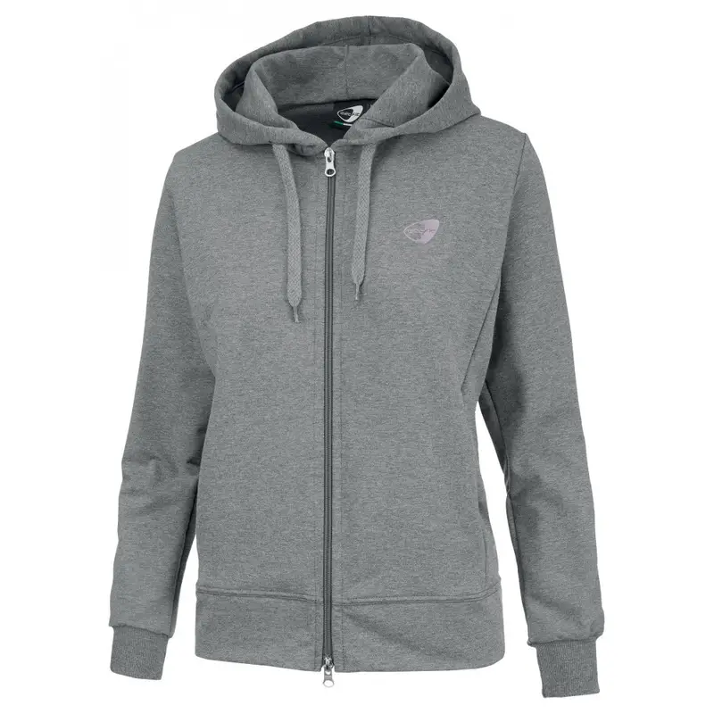 Felpa Donna Full Zip C/Capp Grigio XL