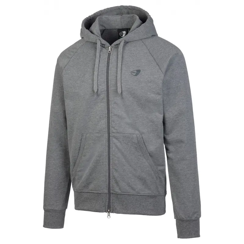 Felpa Full Zip C/Capp Grigio M