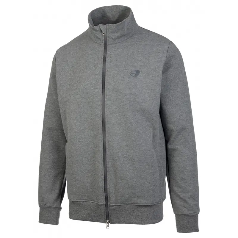 Felpa Full Zip Grigio XL