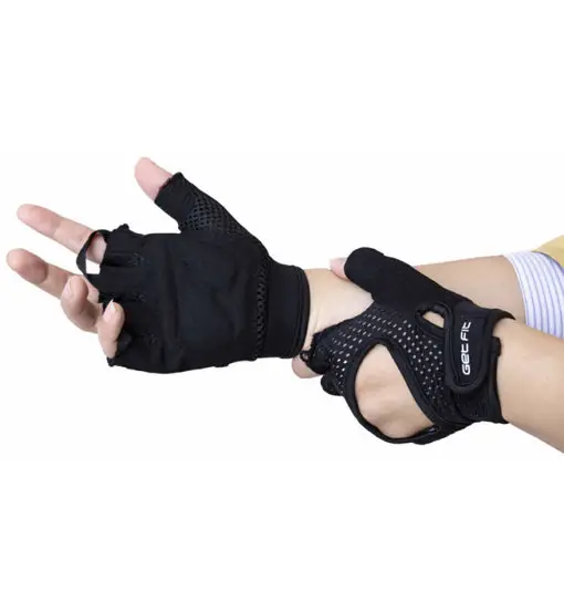 Guanti palestra - donna Black