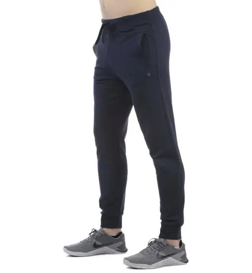 Long Pant Rib Bottom - pantaloni fitness - uomo Blue