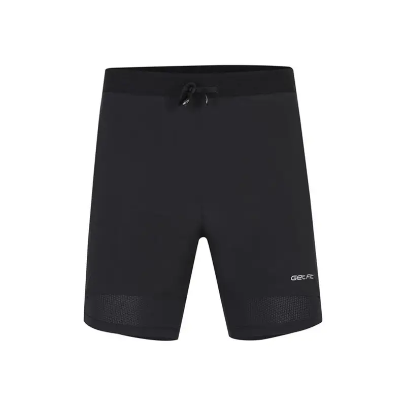 Pantaloncini Running Foster 7" 2In1 Nero Uomo XL