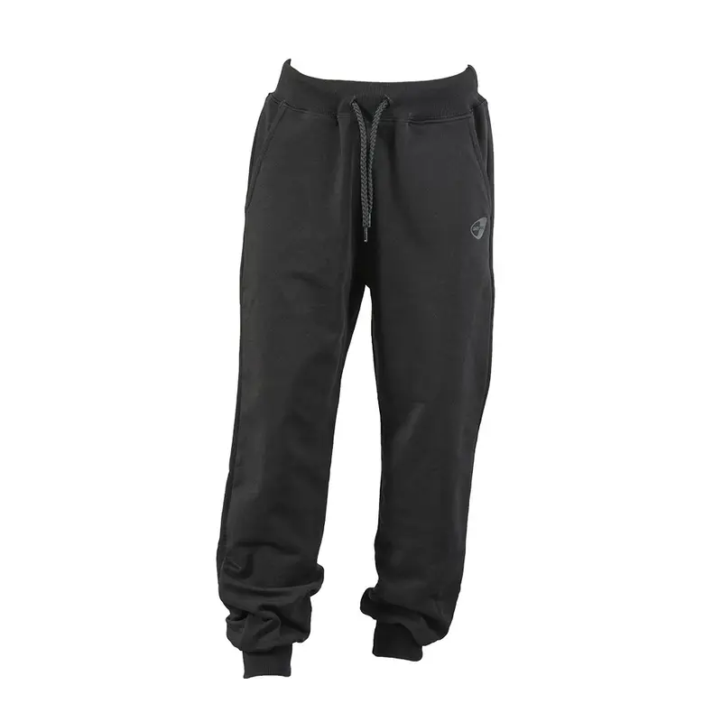 Pantaloni Con Polsino Nero Bambino 10 Anni