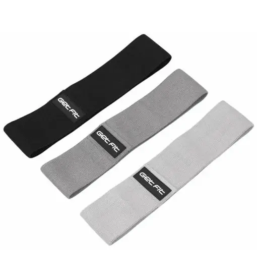 set 8h x 38cm - elastici fitness Grey