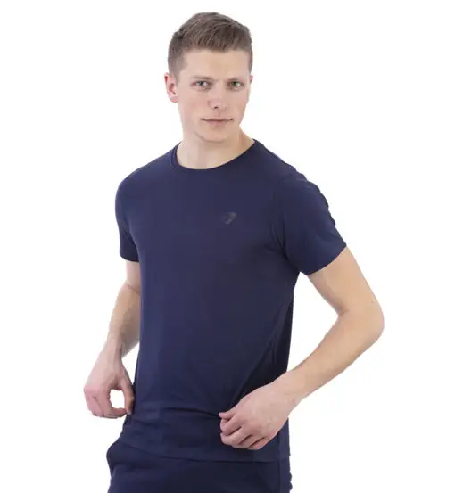 Shirt Short Sleeve - T-shirt fitness - uomo Blue