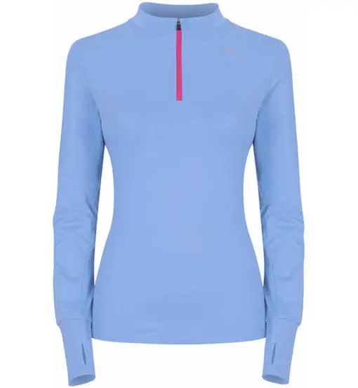 Top Half Zip - felpa con zip - donna Blue