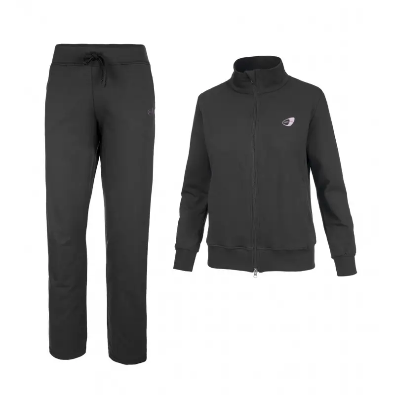 Tuta Full Zip Nero Donna L