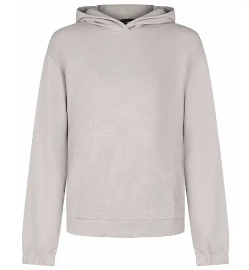 Waffle W - felpa con cappuccio - donna Light Beige