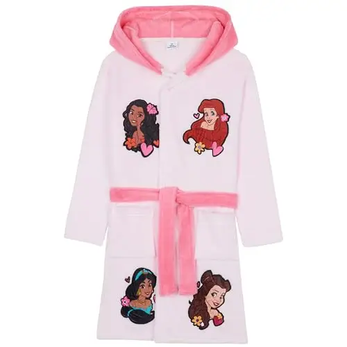 Get Trend Disney Princess Vestaglia Bambina Adolescenti Accappatoio con Cappuccio Abbigliamento da Casa Regali per Lei miniatura 2