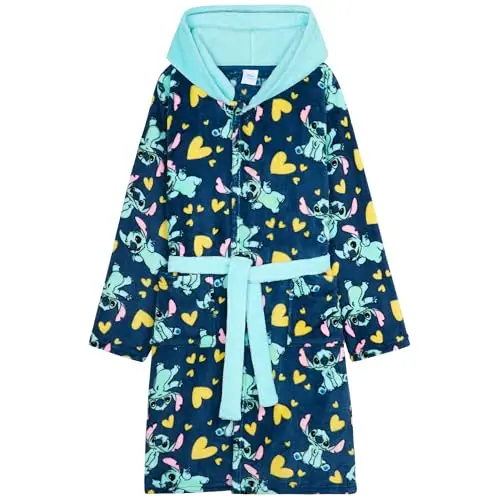 Get Trend Disney Stitch Vestaglia Bambina Adolescenti, Accappatoio con 3D Orecchie, Abbigliamento da Casa Regali per Lei miniatura 2
