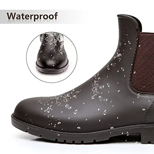 Geweo Stivali da pioggia Uomo Marrone 2800439 miniatura 3