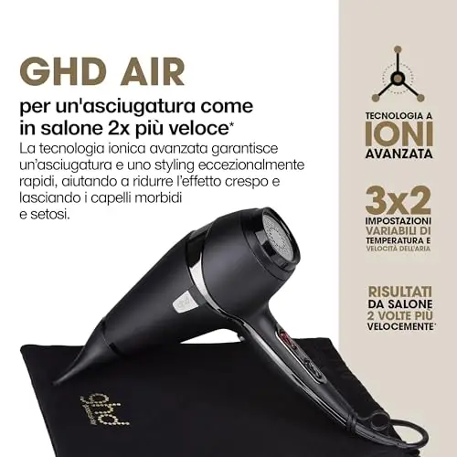 ghd Air Asciugacapelli – Motore Potente da 2.100 W, Tecnologia Ionica Avanzata, Finish Liscio da Salone miniatura 2