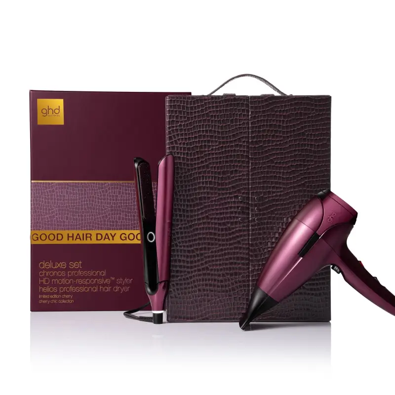 Asciugacapelli ghd Christmas Bundle Deluxe - chronos + helios™ - Phon,Piastra capelli,Cofanetto per capelli