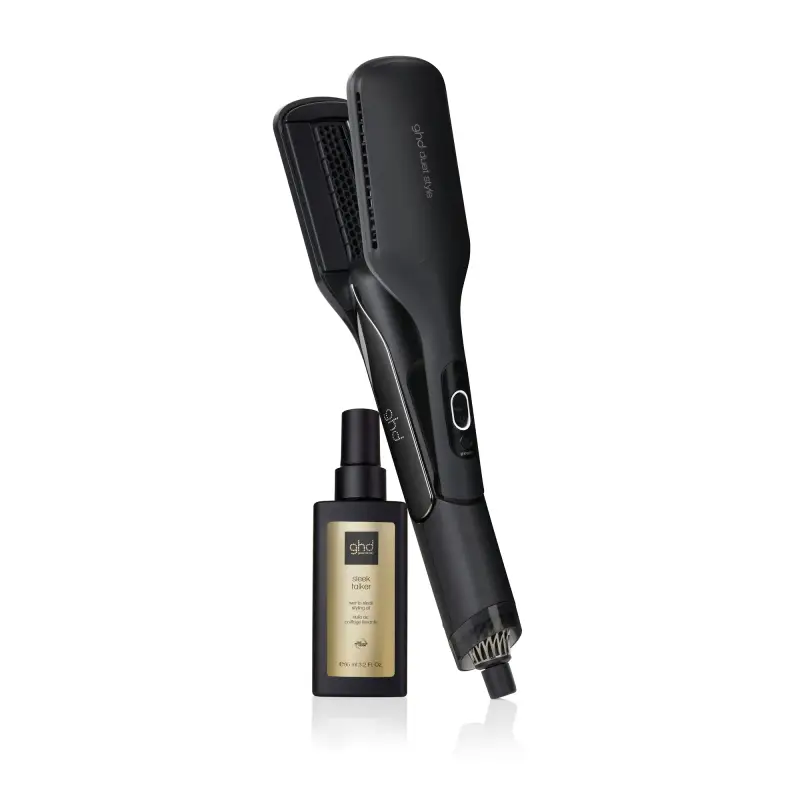 Hot Air Styler ghd duet style® gift set - piastra asciugacapelli 2 in 1 & ghd sleek talker - Piastra capelli, Cofanetto per capelli miniatura 3